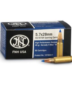 FNH 5.7x28mm, 40 Grain V-Max, 50 Round Box SS197SR