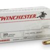 Winchester  .38 Special 130 Grain FMJ, 500 Round Value Pack Case USA38SPVP