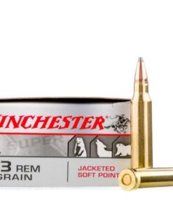 Winchester 223 Rem Ammo - 20 Rounds of 55 Grain JSP Ammunition