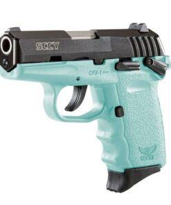 SCCY CPX-1 CBSB 9mm, 3.1" Barrel, Robin Egg Blue Frame 2- 10rd Mags