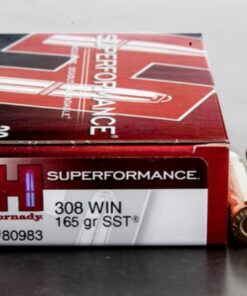 20rds - 308 Hornady Superformance 165gr. SST Polymer Tip Ammo