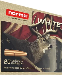 Norma Whitetail Ammunition 7mm-08 Remington 150 Grain Jacketed Soft Point Box of 20