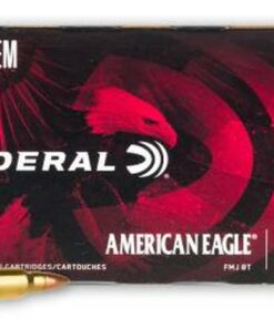 FEDERAL American Eagle 223 Rem 55 Grain 20rd Box of Full Metal Jacket Lead Free Primer Centerfire Rifle Ammunition (AE223NX1)