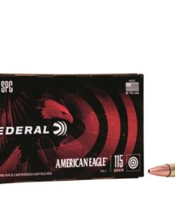 Federal American Eagle 6.8 Remington SPC Ammo, FMJ, 115 Grain, 20 Rounds