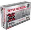 Winchester SUPER-X RIFLE .243 Winchester 100 grain Power-Point Brass Cased Centerfire Rifle Ammunition