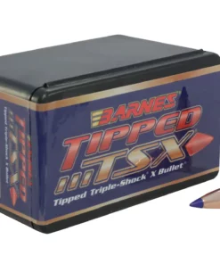 Barnes Tipped Triple-Shock X (TTSX) Bullets 338 Caliber (338 Diameter) 210 Grain Spitzer Boat Tail Lead-Free Box of 50