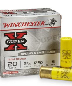 Winchester Super-X High Brass Game Loads 20 Gauge 2 3/4" 1 ozs. 25 rounds