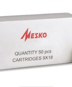 Mesko, 9x18mm Makarov, FMJ, 93 Grain, 50 Rounds