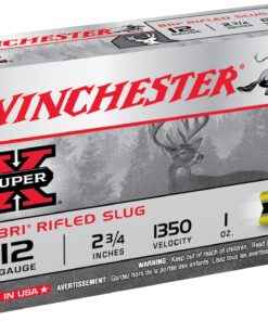 Winchester Super-X Ammunition 12 Gauge 2-3/4" 1 oz BRI Sabot Slug Box of 5