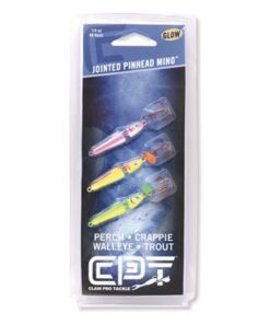 Clam Pro Tackle Jointed Pinhead Jigging Mino Spoon Kit, 1/8 oz.